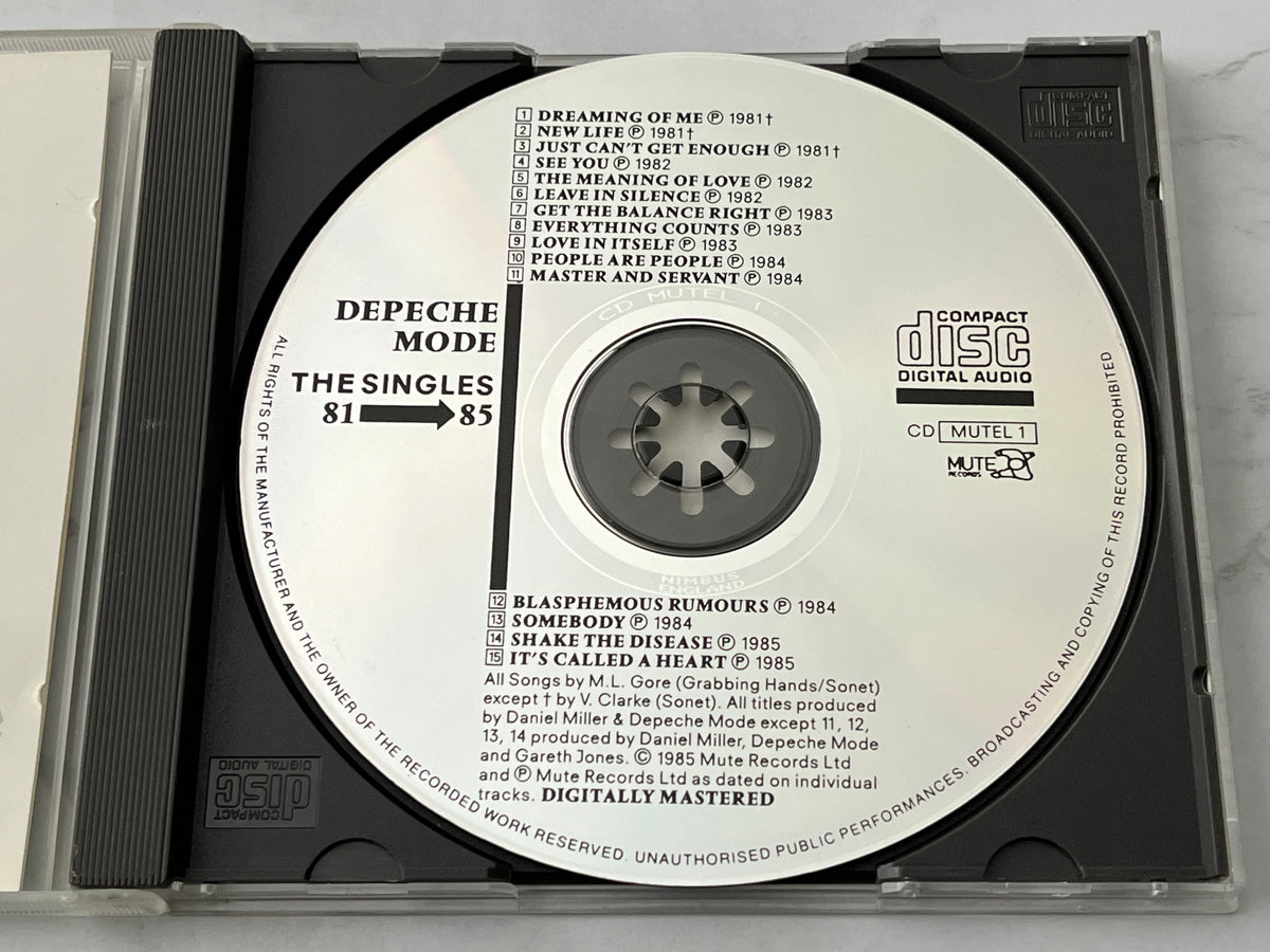 Depeche Mode – The Singles 81>85 (1985) [NIMBUS PRESS]