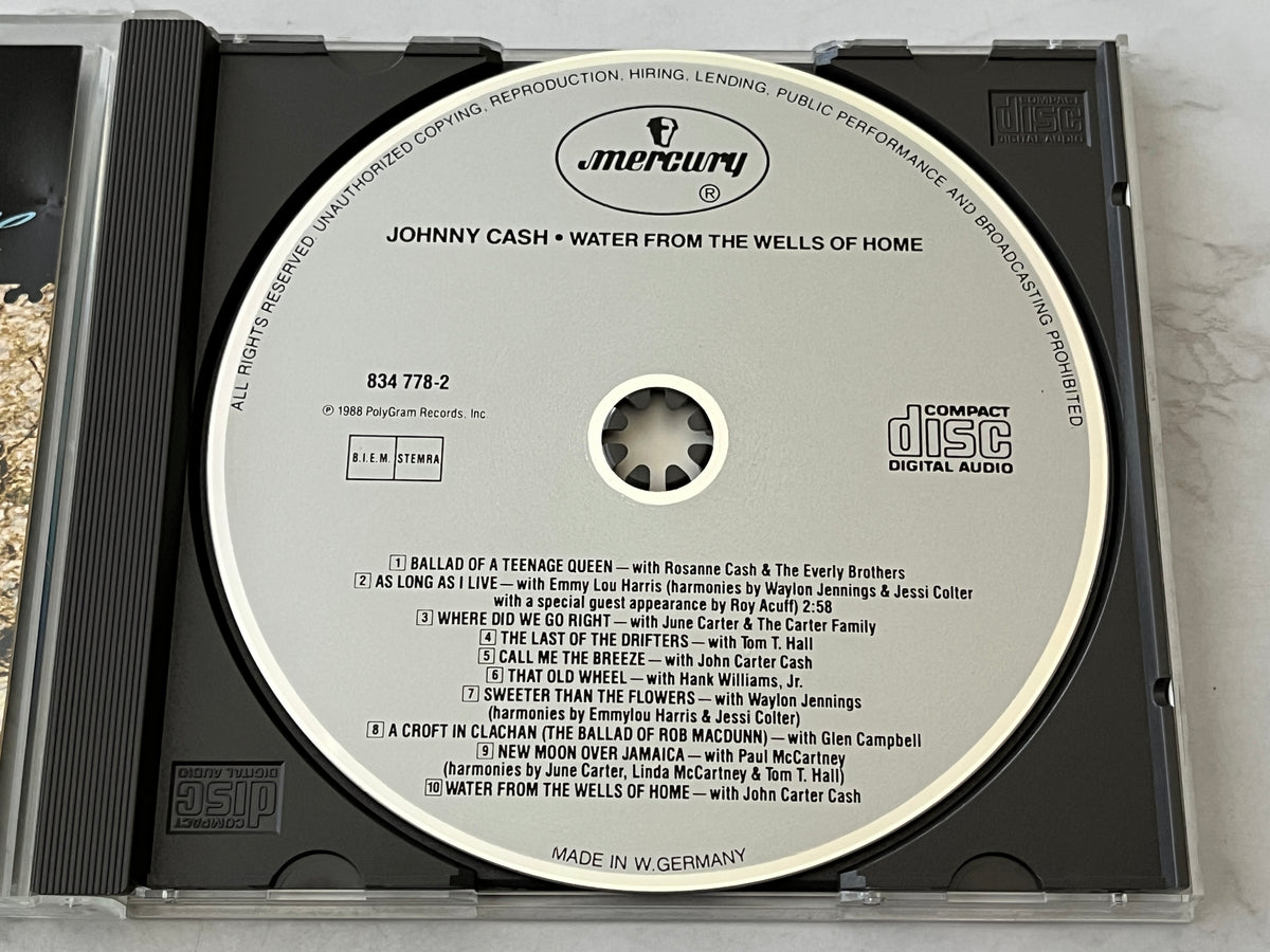Johnny Cash – Water From The Wells Of Home (1988) [W GERMANY TARGET ERA]
