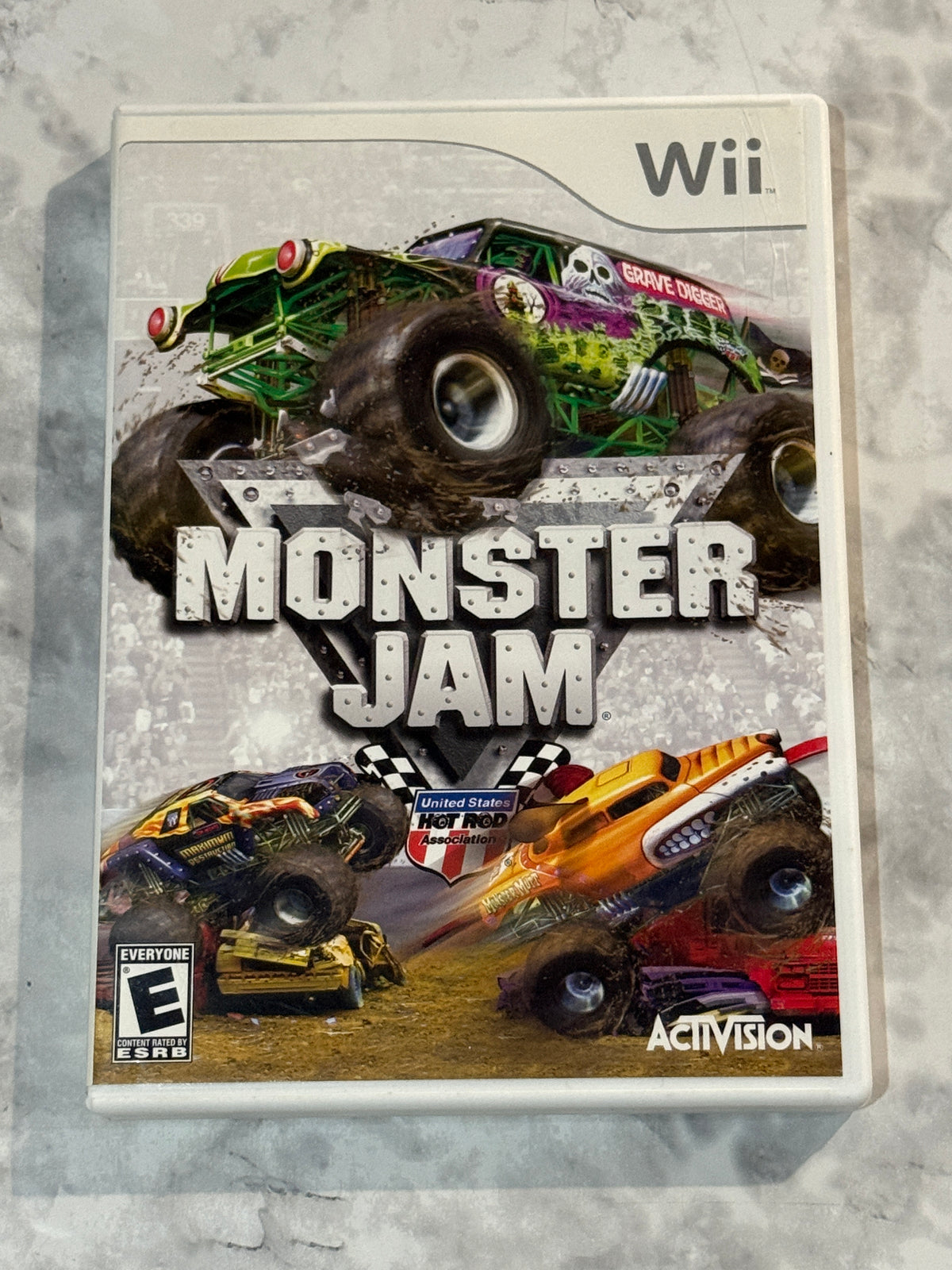 Monster Jam Nintendo Wii 2007 Activision CIB Complete w/Manual Grave Digger