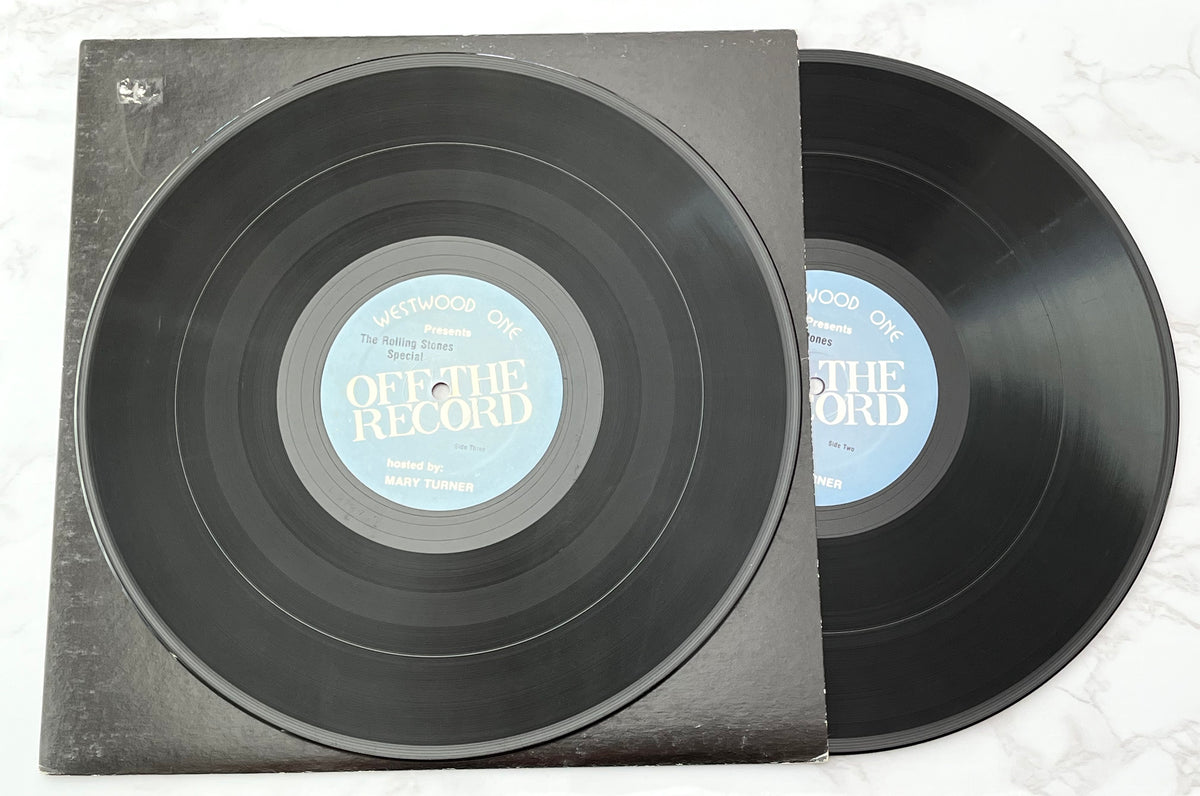 Rolling Stones Off The Record 2 LP RADIO SHOW Westwood One CUE SHEETS VERY RARE!
