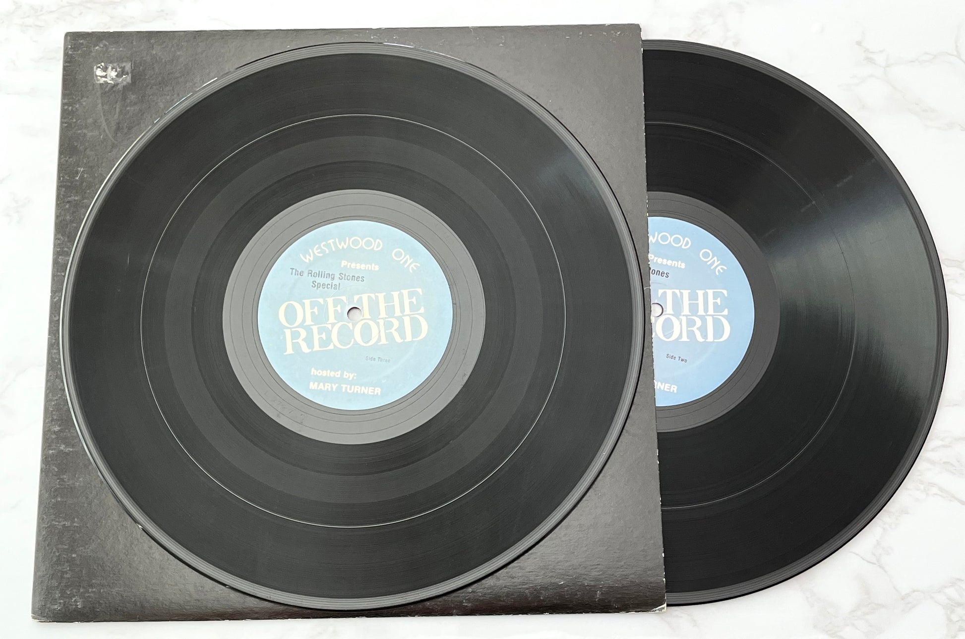 Rolling Stones Off The Record 2 LP RADIO SHOW Westwood One CUE SHEETS VERY RARE!