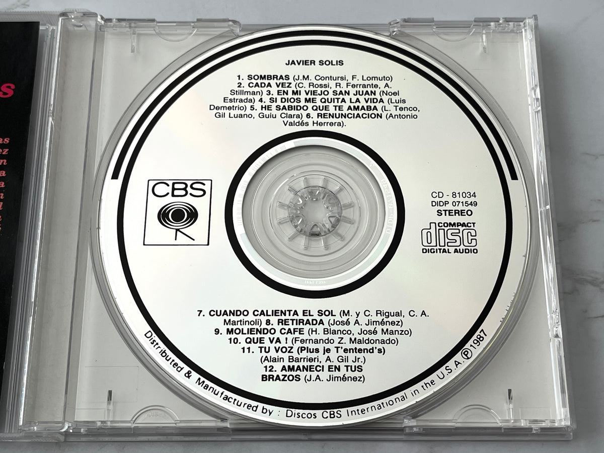Javier Solís – Sombras (1990)