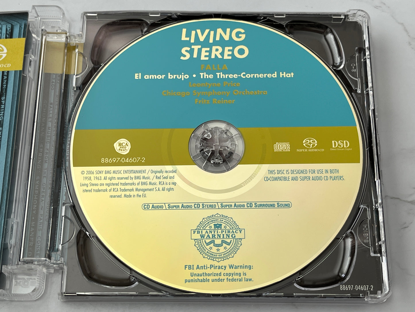 Leontyne Price / Fritz Reiner / Chicago Symphony Orchestra – Spain — Falla: El Amor Brujo / The Three-Cornered Hat (Living Stereo Hybrid SACD) (SACD) (2006)