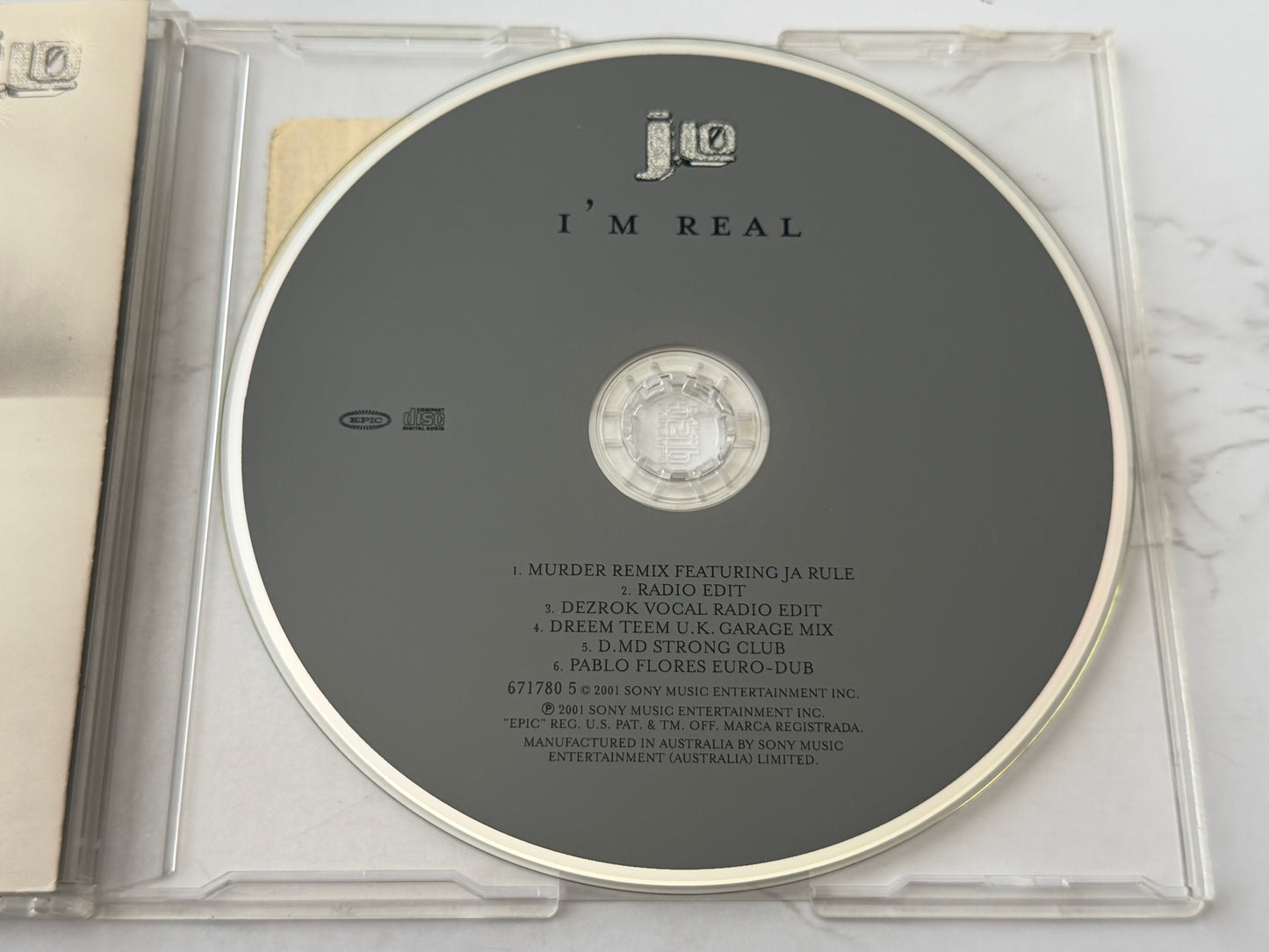 Jennifer Lopez – I'm Real (CD2 Single) (2001) [AUSTRALIA PRESS]