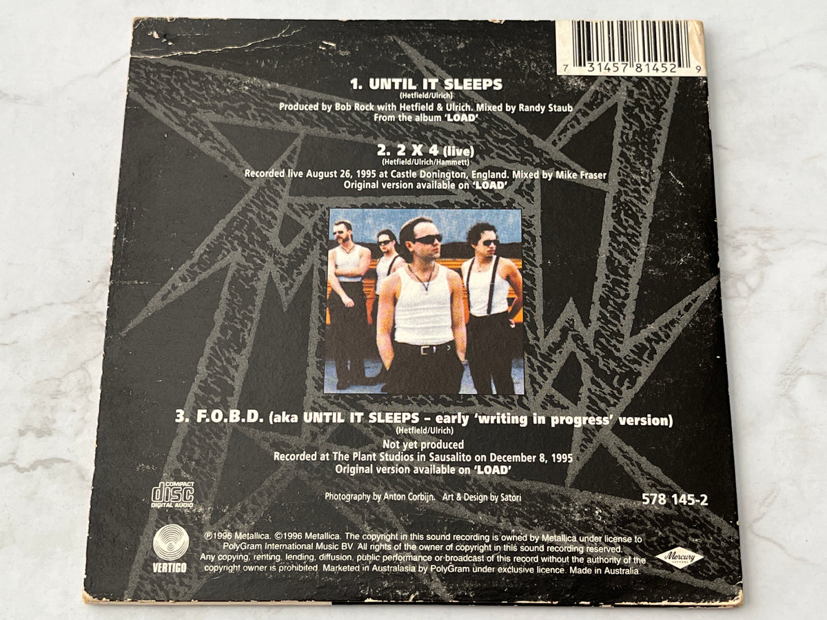 Metallica – Until It Sleeps (CD Single) (1996) [AUSTRALIA PRESS]
