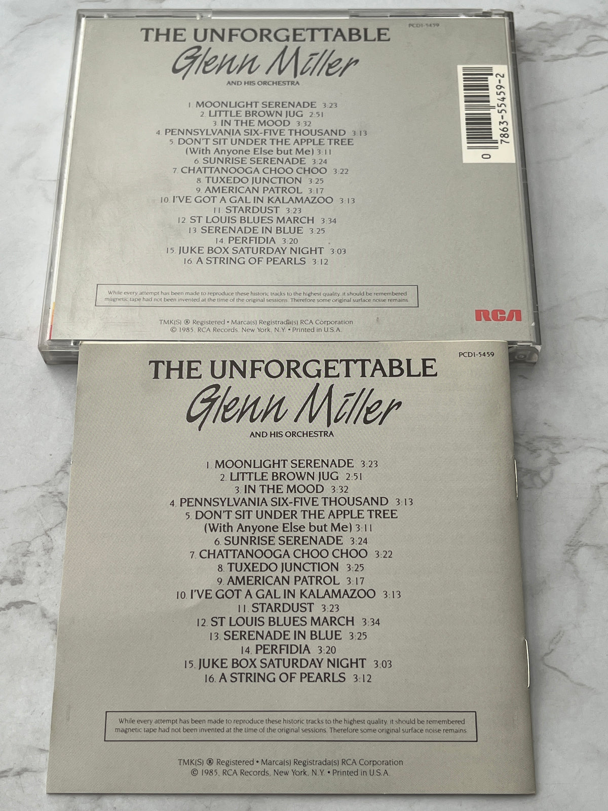 Glenn Miller And His Orchestra – The Unforgettable Glenn Miller (1985) [JAPAN TARGET ERA]
