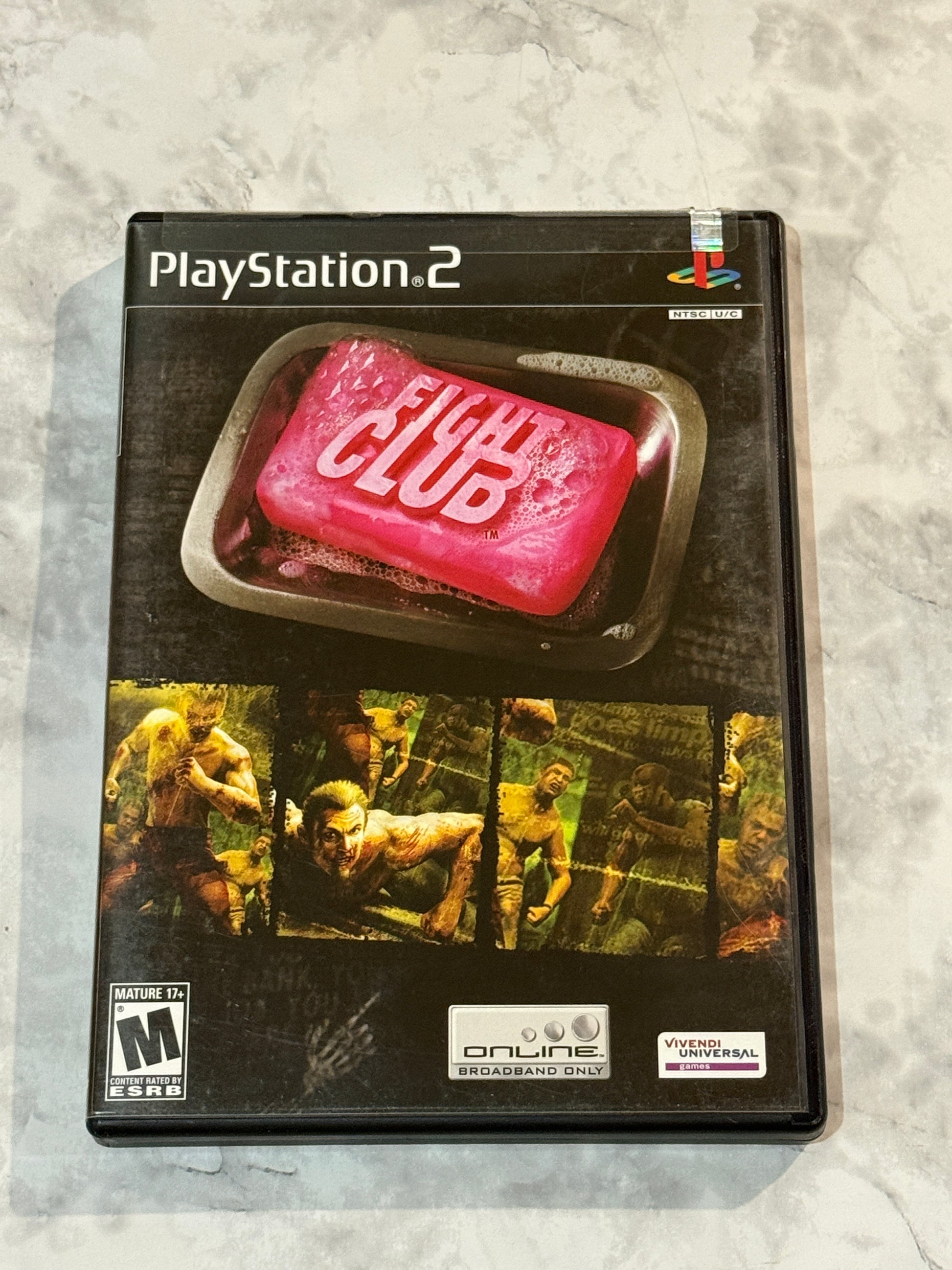 Fight Club PS2 CIB Complete w/Manual Vivendi 2004 Movie Tie-In Tyler Durden