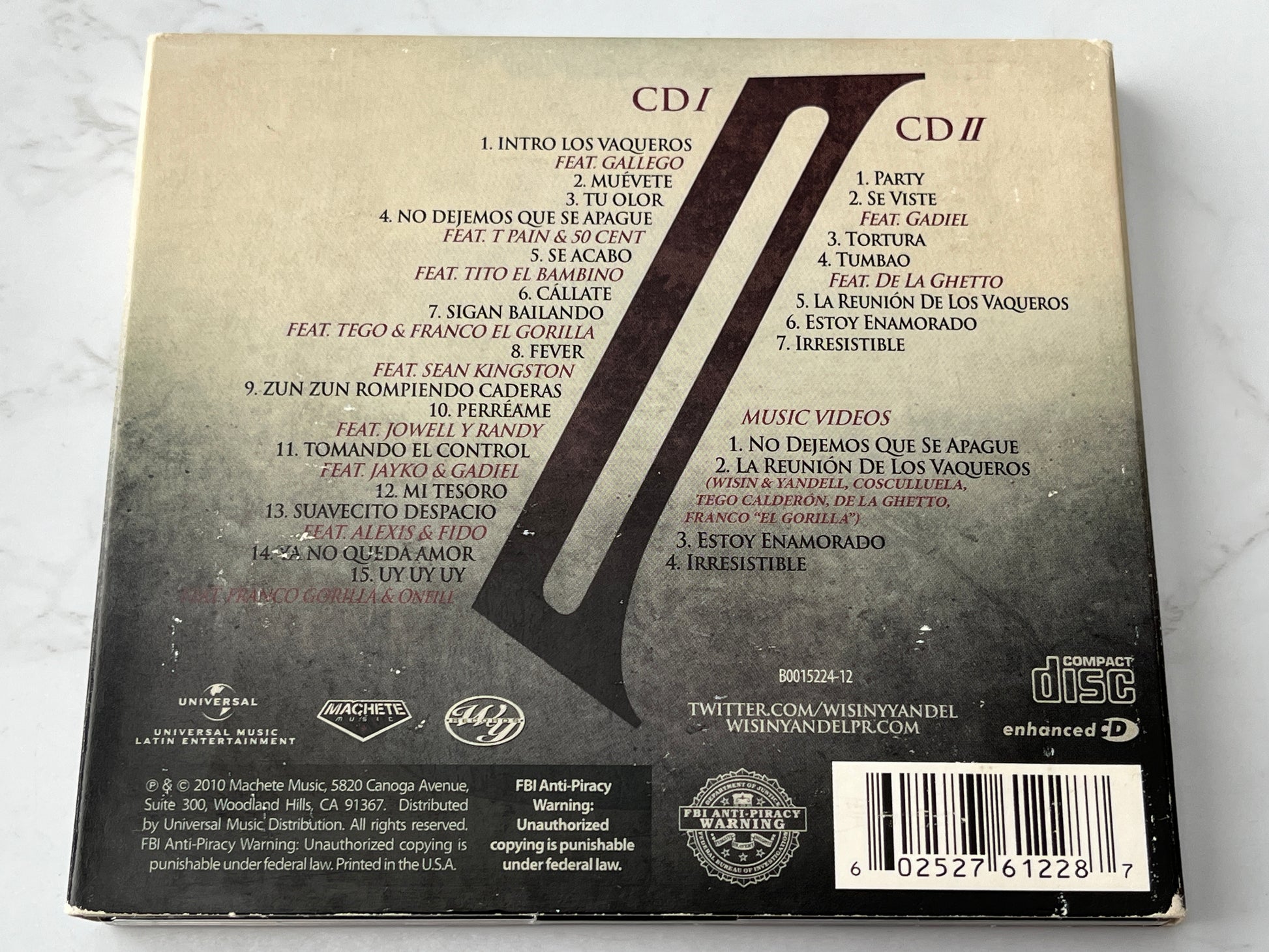 Wisin & Yandel – Los Vaqueros II: El Regreso (2-CD Deluxe Edition) (2010)