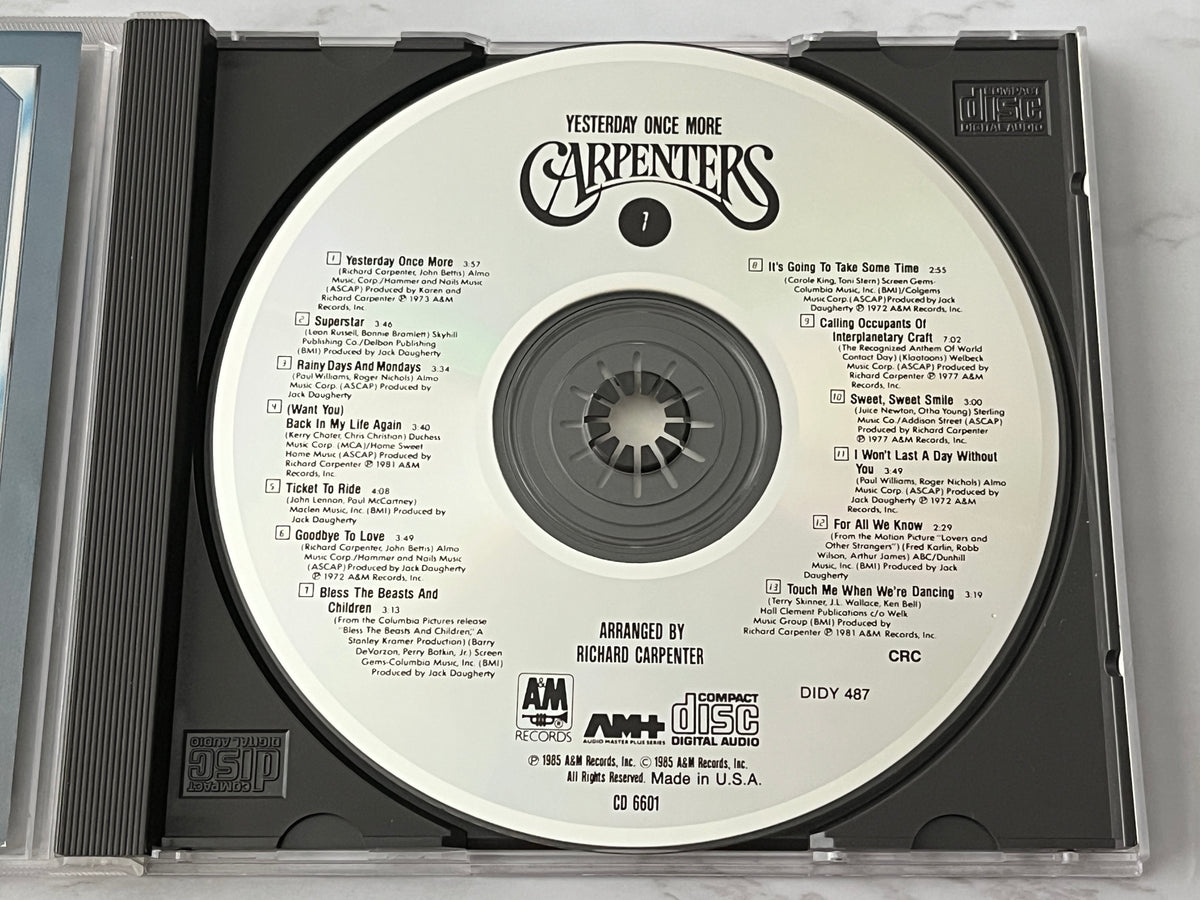 Carpenters – Yesterday Once More (2-CD Set) (1985) [DADC PRESS]