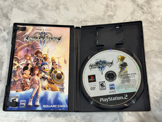 Kingdom Hearts II PS2 Black Label CIB Complete w/Manual Square Enix Disney