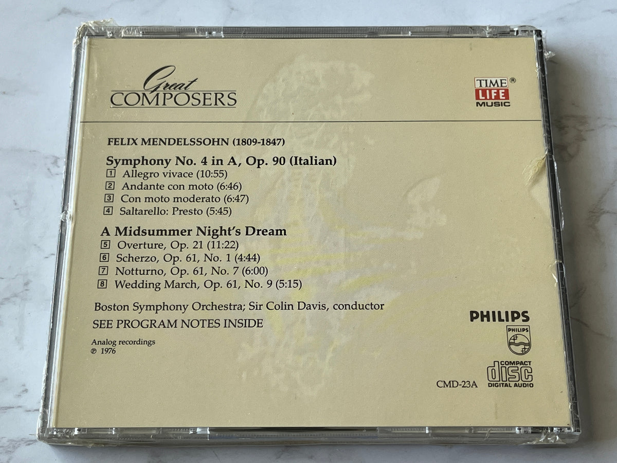 Felix Mendelssohn – Great Composers: Mendelssohn (Disc A)