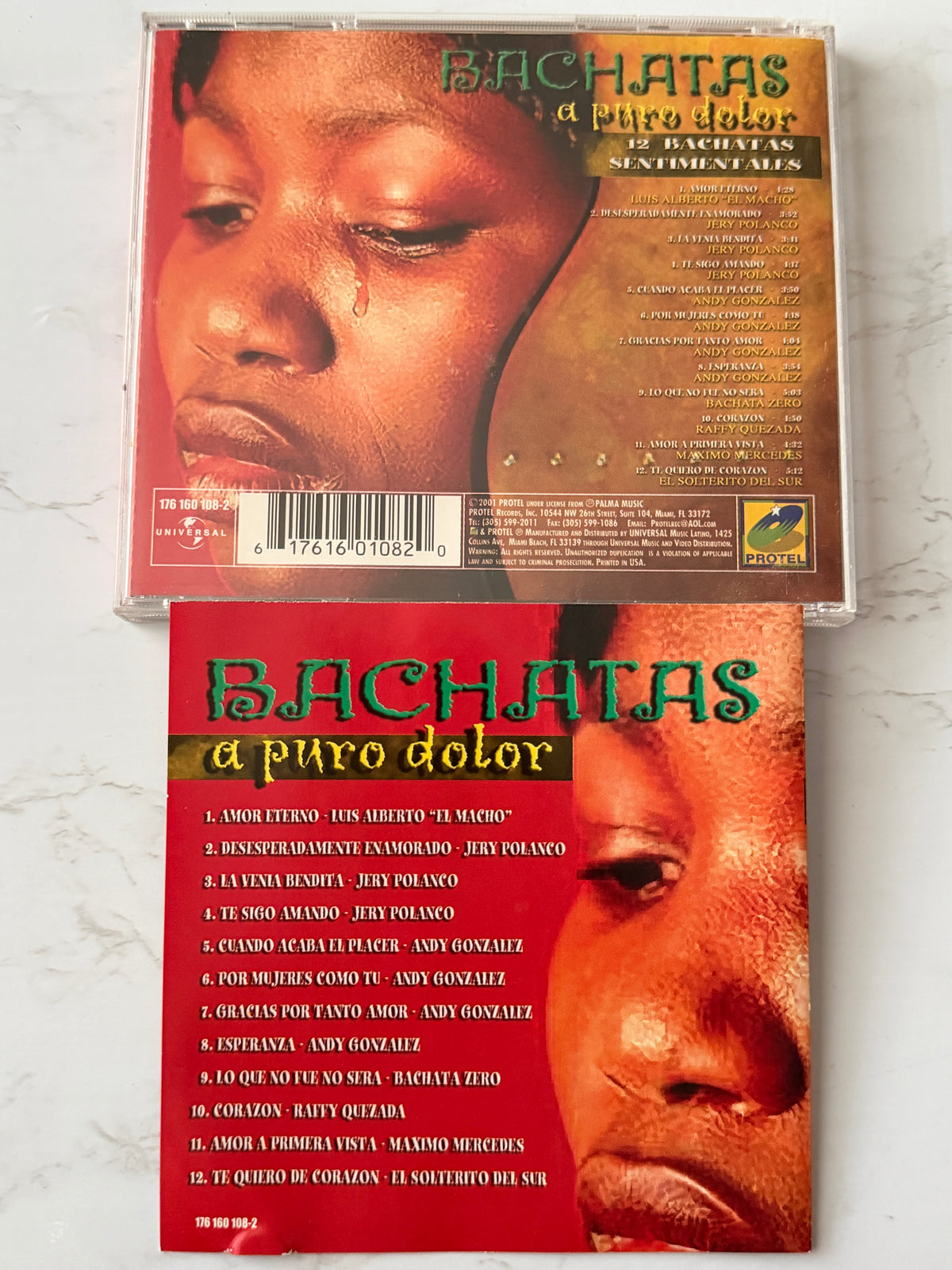 Bachatas A Puro Dolor - 12 Bachatas Sentimentales (2001)