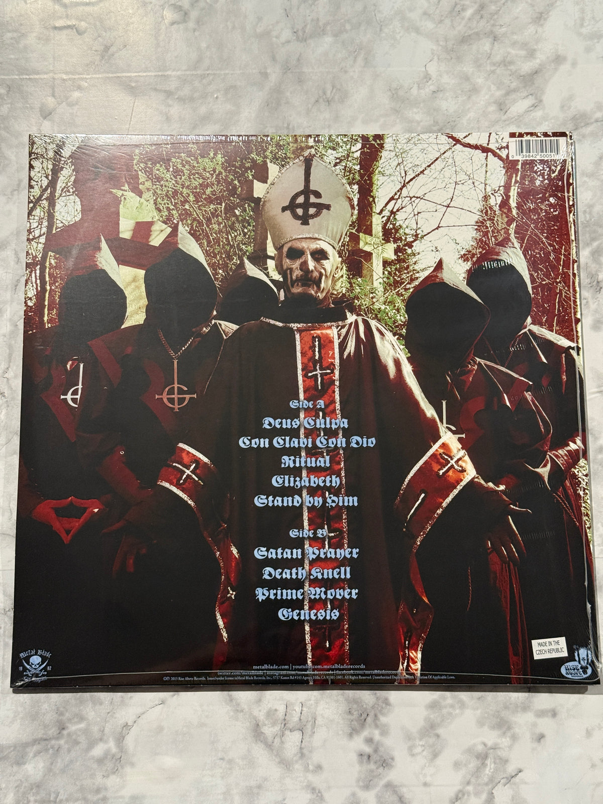Ghost Opus Eponymous Picture Disc LP 2011 SEALED! Metal Blade VERY RARE! OOP!