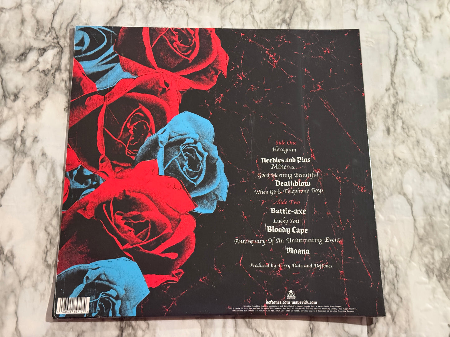 Deftones Deftones LP SEALED! 2023 Translucent Ruby Maverick w/Hype Sticker