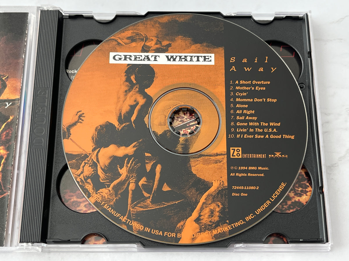 Great White – Sail Away / Anaheim Live (2-CD Set) (1994)