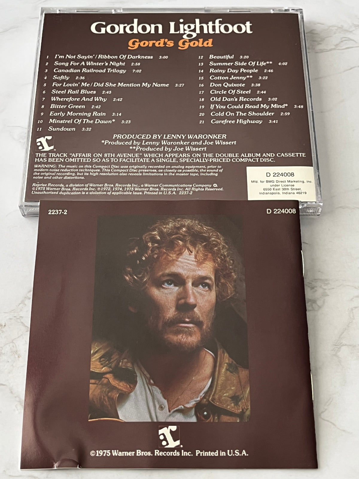 Gordon Lightfoot – Gord's Gold (1975)