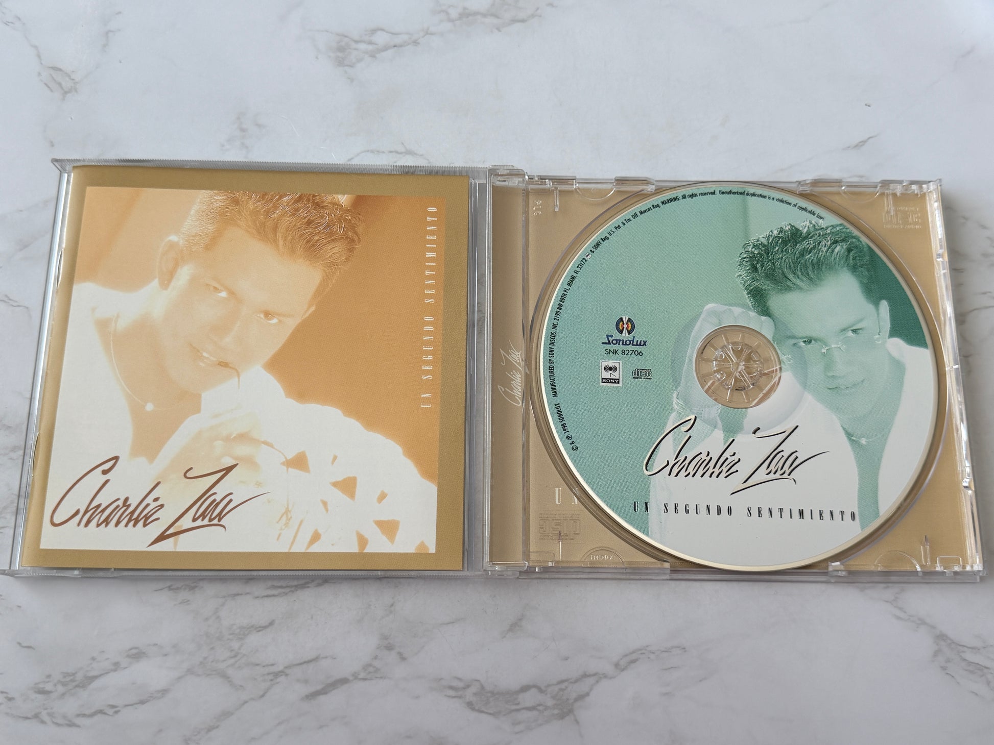 Charlie Zaa – Un Segundo Sentimiento (1998)