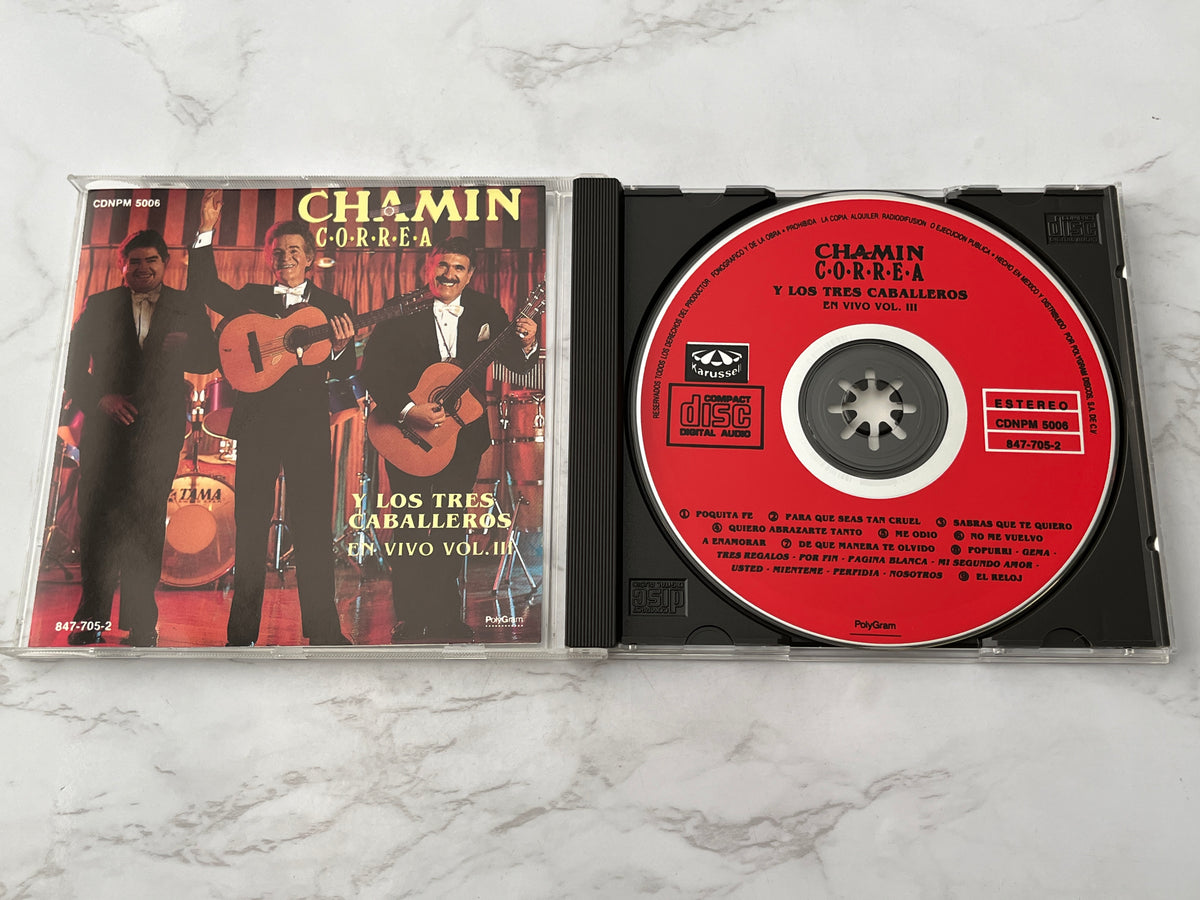 Chamin Correa y Los Tres Caballeros – En Vivo Vol. III (1990)