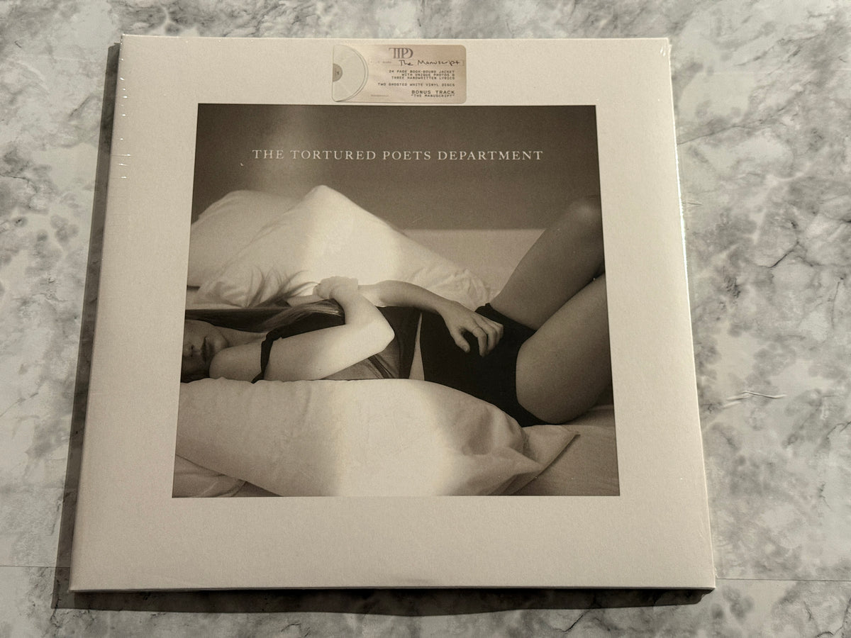 Taylor Swift Tortured Poets Department Manuscript 2 LP SEALED! White Ghost Vinyl