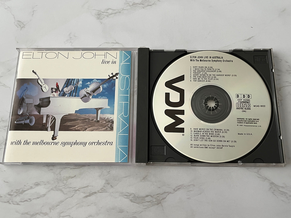 Elton John – Live In Australia With The Melbourne Symphony Orchestra (1987) [DADC PRESS]