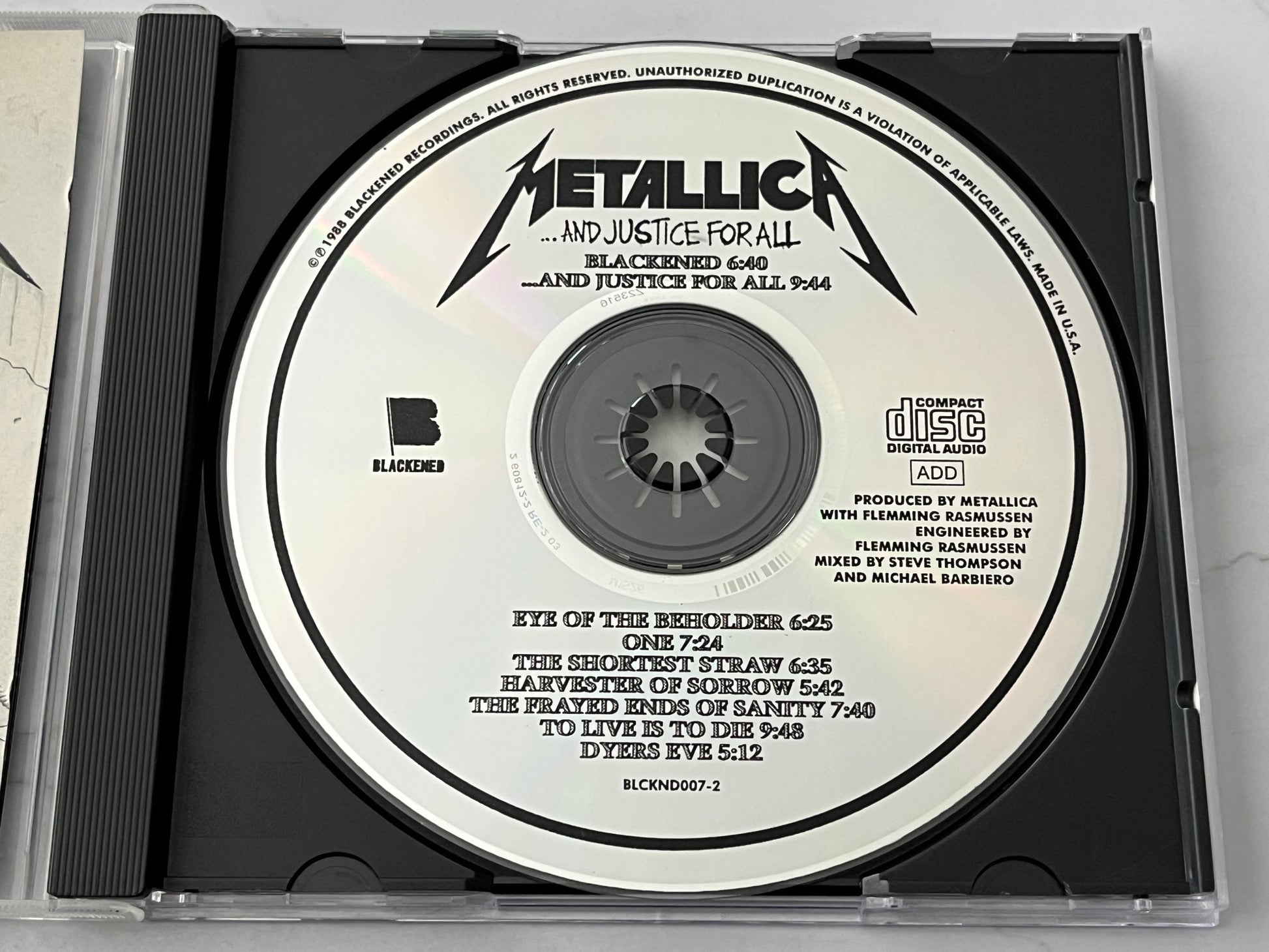 Metallica – ...And Justice For All (1988)