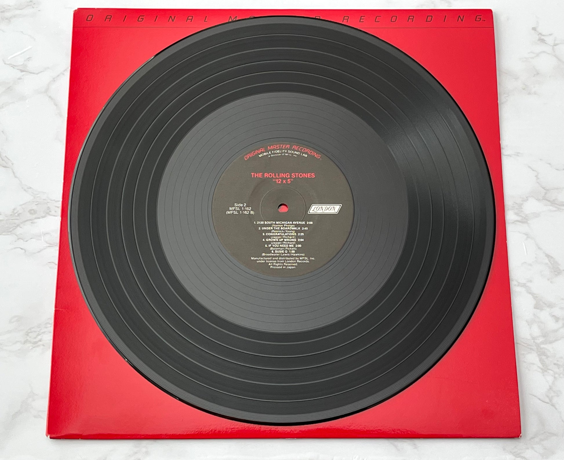 Rolling Stones 12 x 5 LP 1984 Mobile Fidelity Sound Lab MFSL 1-162 MADE IN JAPAN