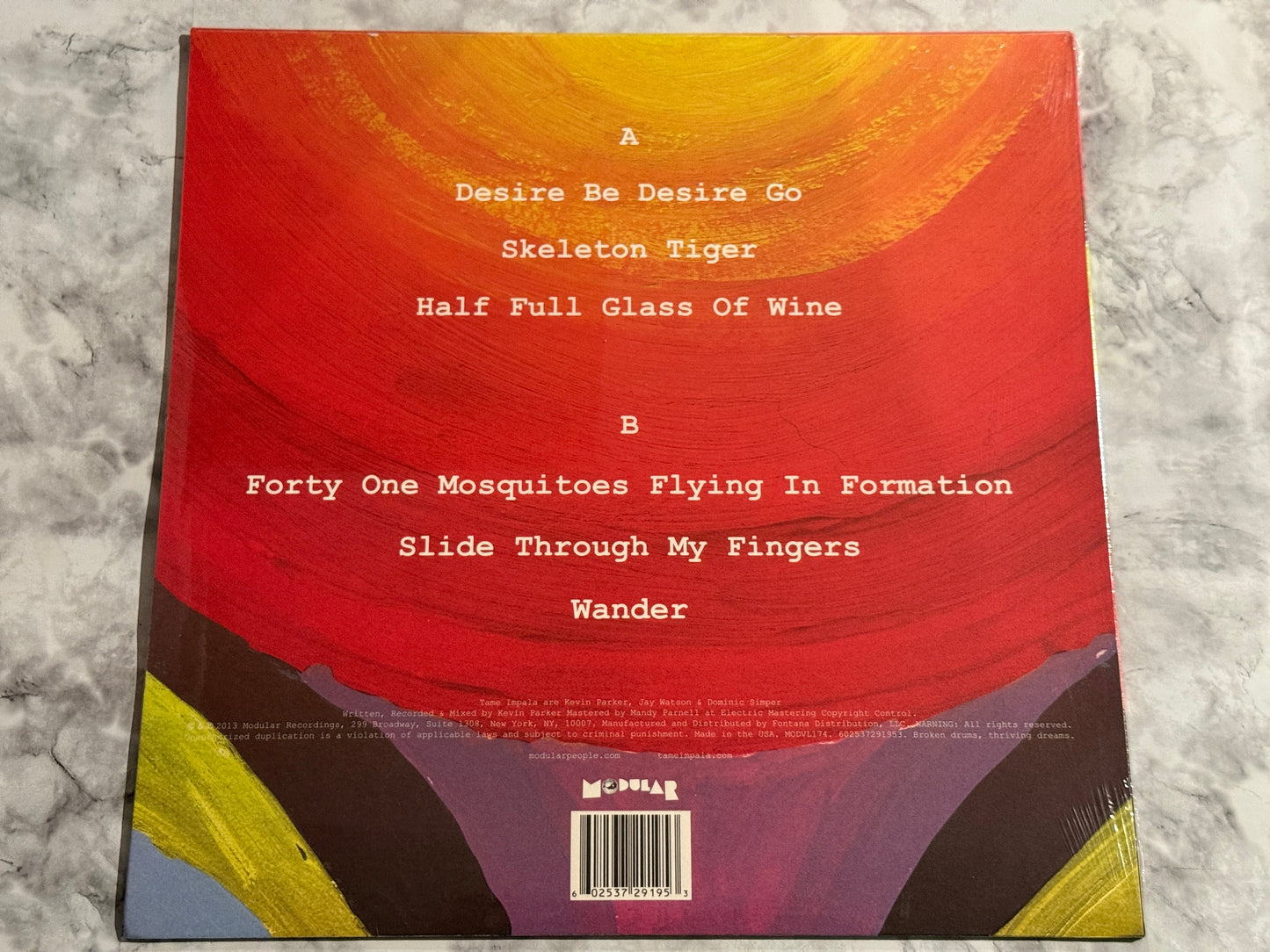 Tame Impala EP LP 2013 SEALED! RECORD STORE DAY Modular MODVL174 Half Full Glass