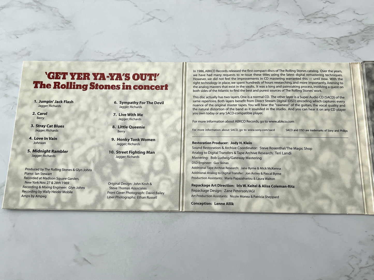 The Rolling Stones – Get Yer Ya-Ya's Out! (Hybrid SACD) (SACD) (2002)