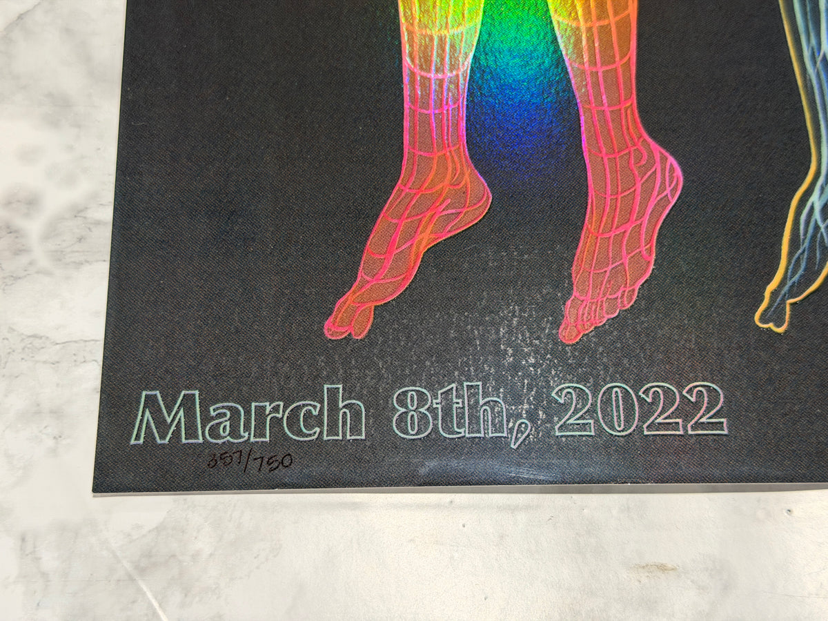 TOOL Concert Poster Grand Rapids MI 3/8/2022 NYCHOS Foil Numbered /750 Van Andel