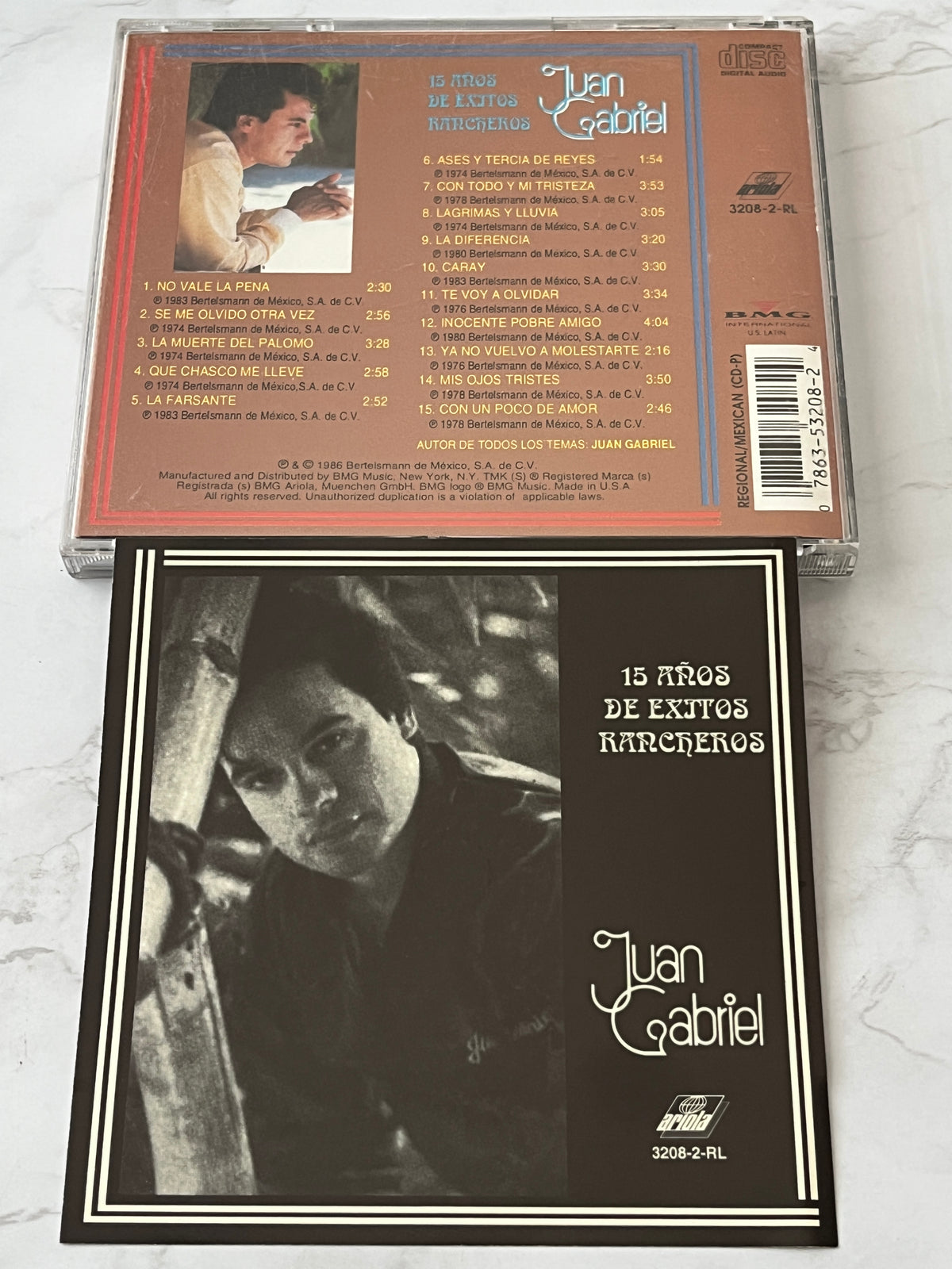Juan Gabriel – 15 Años De Exitos Rancheros (1995)