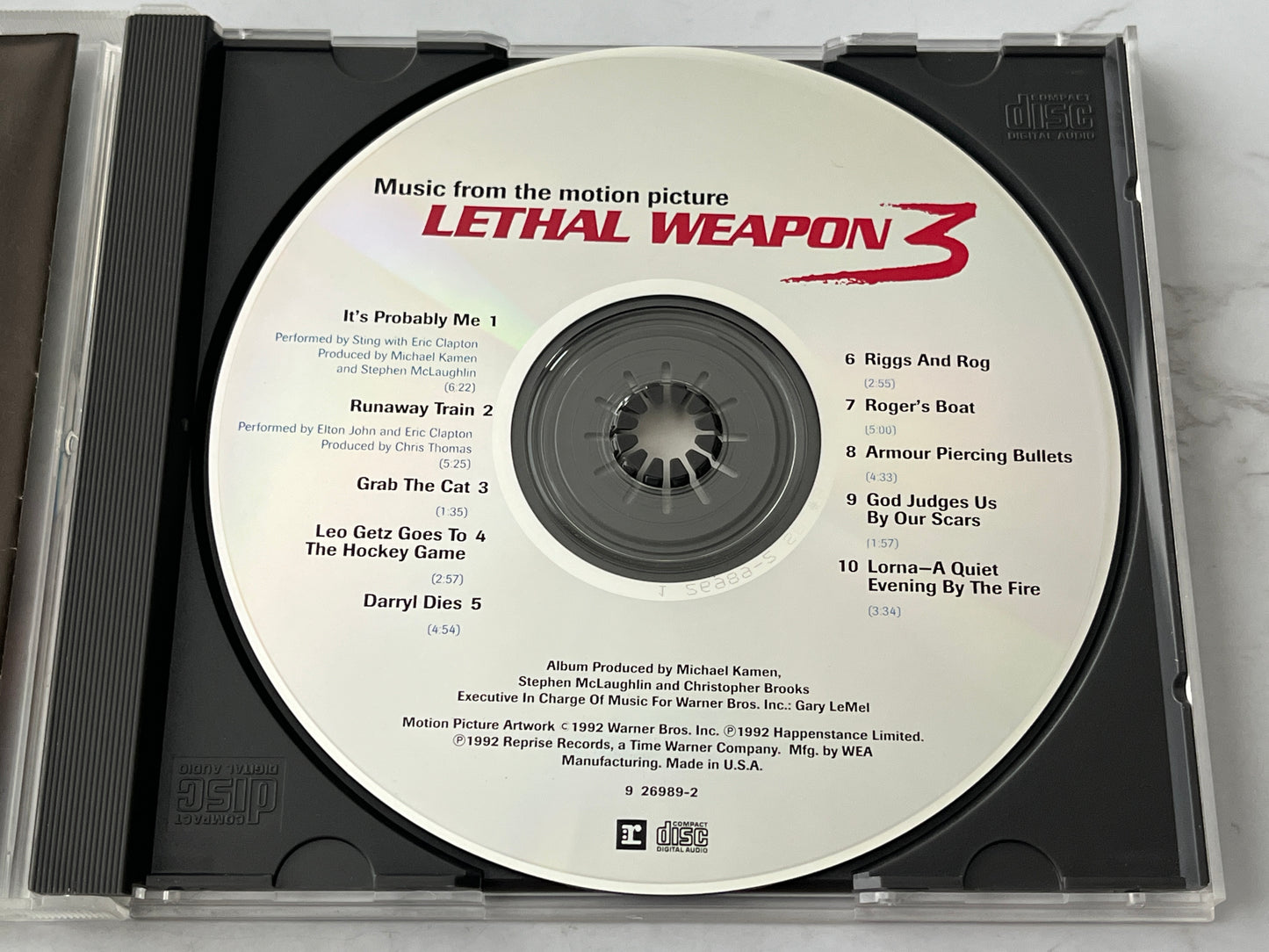 Lethal Weapon 3 (Original Motion Picture Soundtrack) (1992)