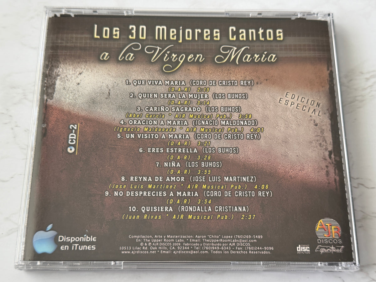 Los 30 Mejores Cantos A La Virgen Maria - Edicion Especial (3-CD Set) (2009)