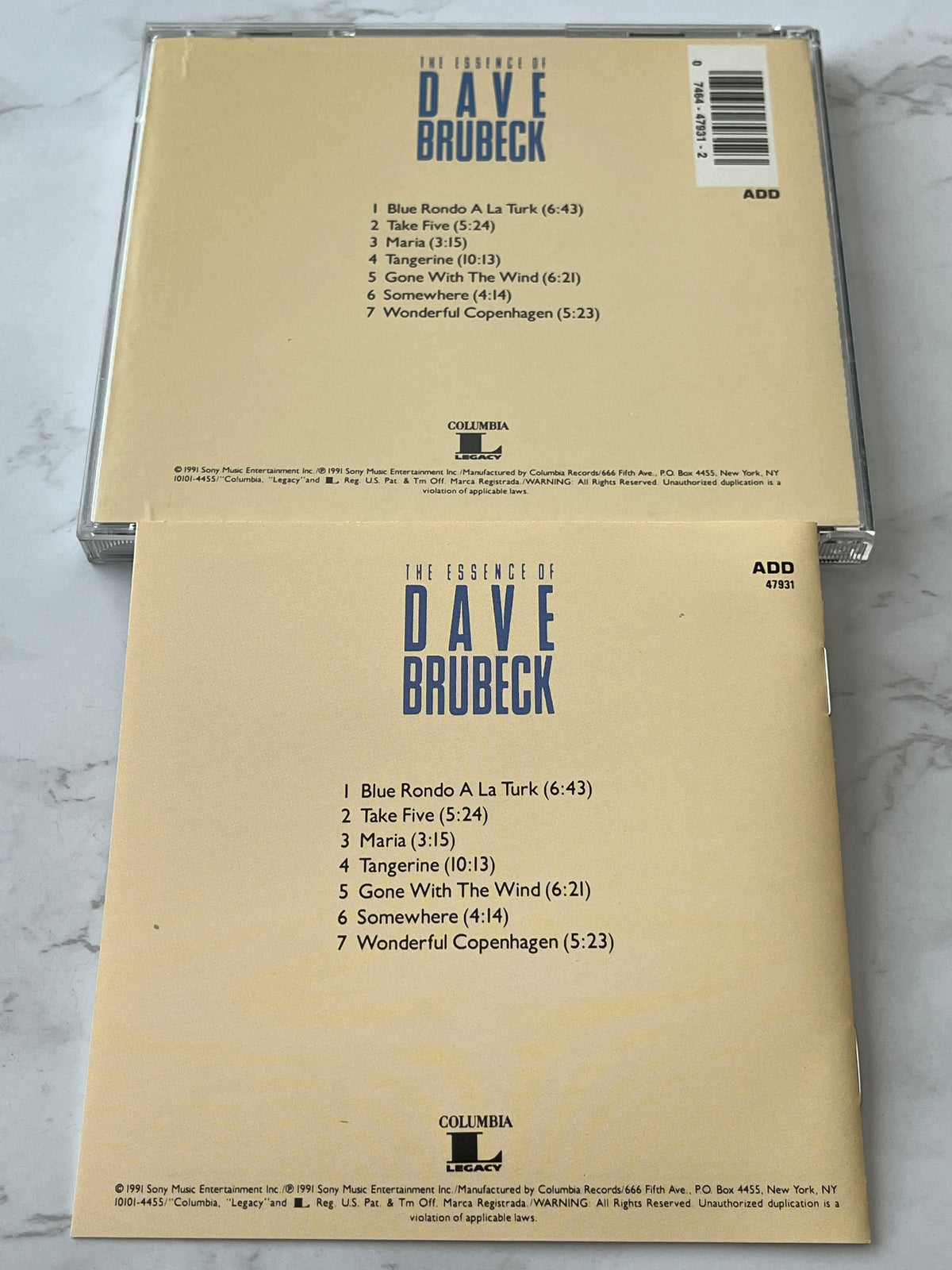 Dave Brubeck – The Essence Of Dave Brubeck (1991)