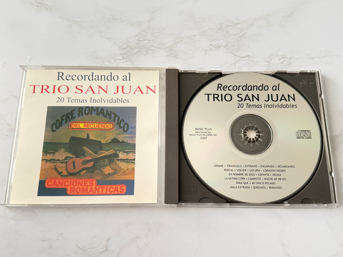 Trio San Juan – Recordando Al Trio San Juan - 20 Temas Inolvidables