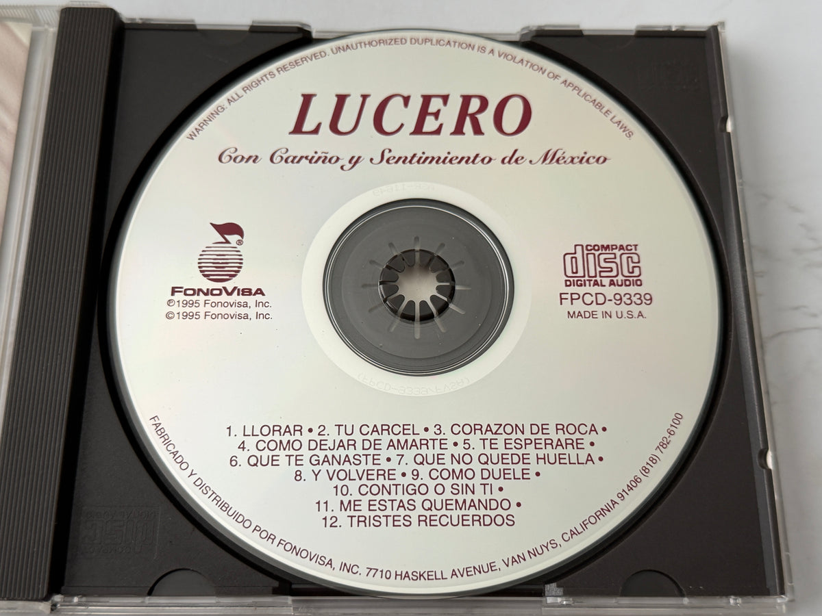 Lucero – Con Cariño Y Sentimiento De México (1995)
