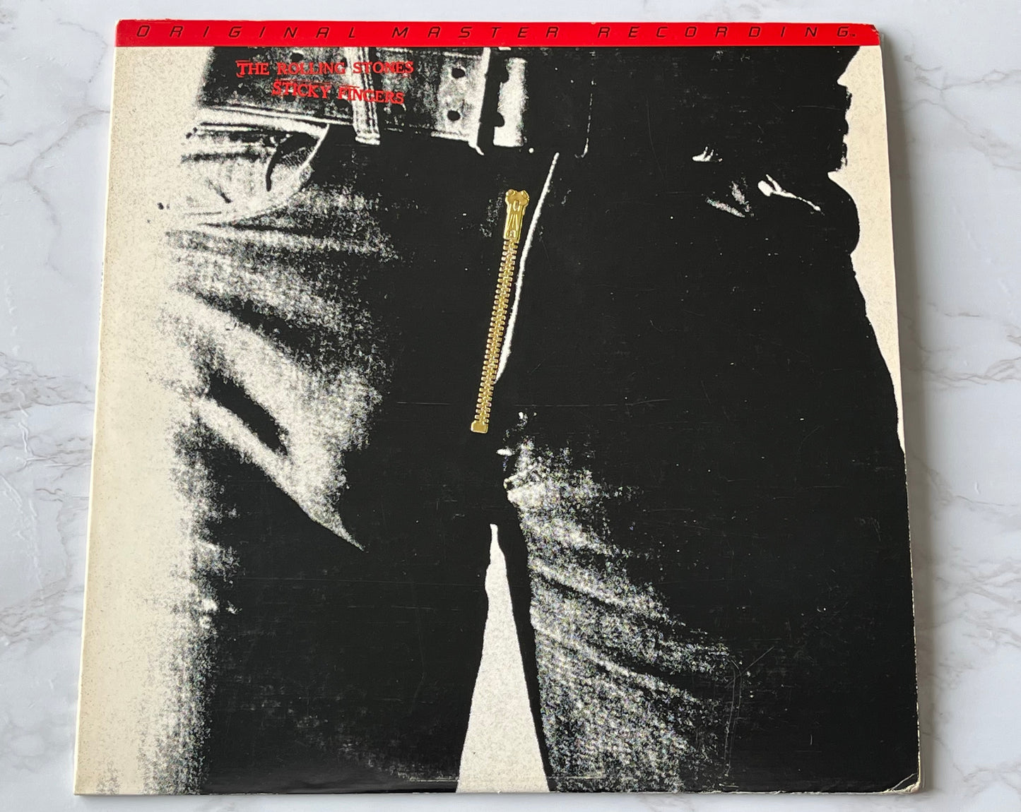 Rolling Stones Sticky Fingers LP MFSL JAPAN PRESS COMPLETE Mobile Fidelity 1-060