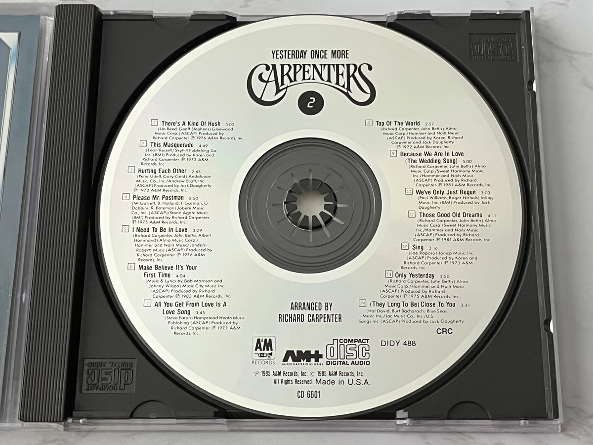 Carpenters – Yesterday Once More (2-CD Set) (1985) [DADC PRESS]