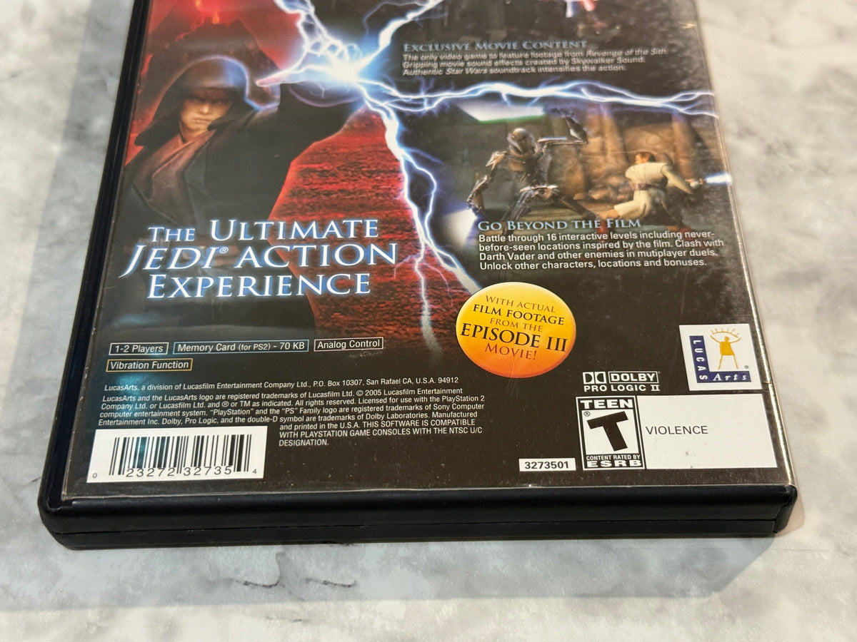 Star Wars Episode III Revenge Of The Sith PS2 CIB Complete w/Manual LucasArts