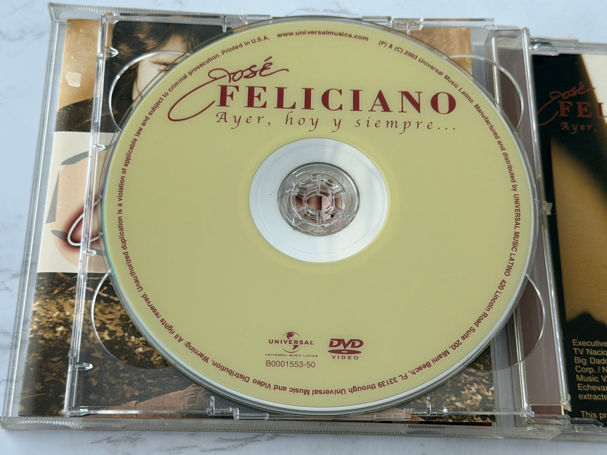 José Feliciano – Ayer, Hoy Y Siempre... (CD + DVD) (2003)