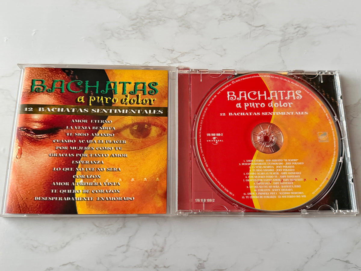 Bachatas A Puro Dolor - 12 Bachatas Sentimentales (2001)