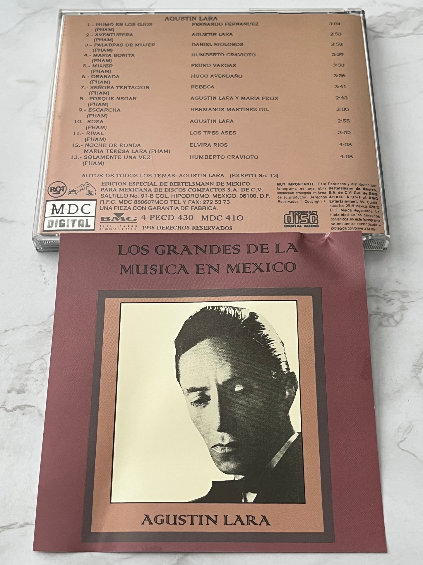 Agustín Lara – Los Grandes de la Música en México (1996)
