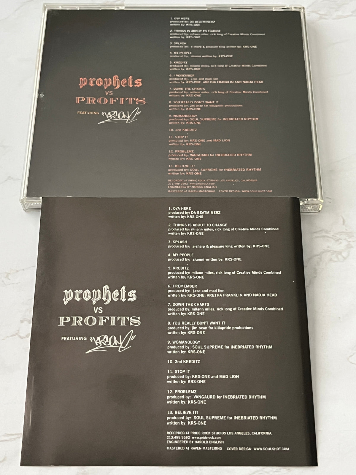 Prophets vs Profits featuring KRS-One – Prophets vs Profits (2002)