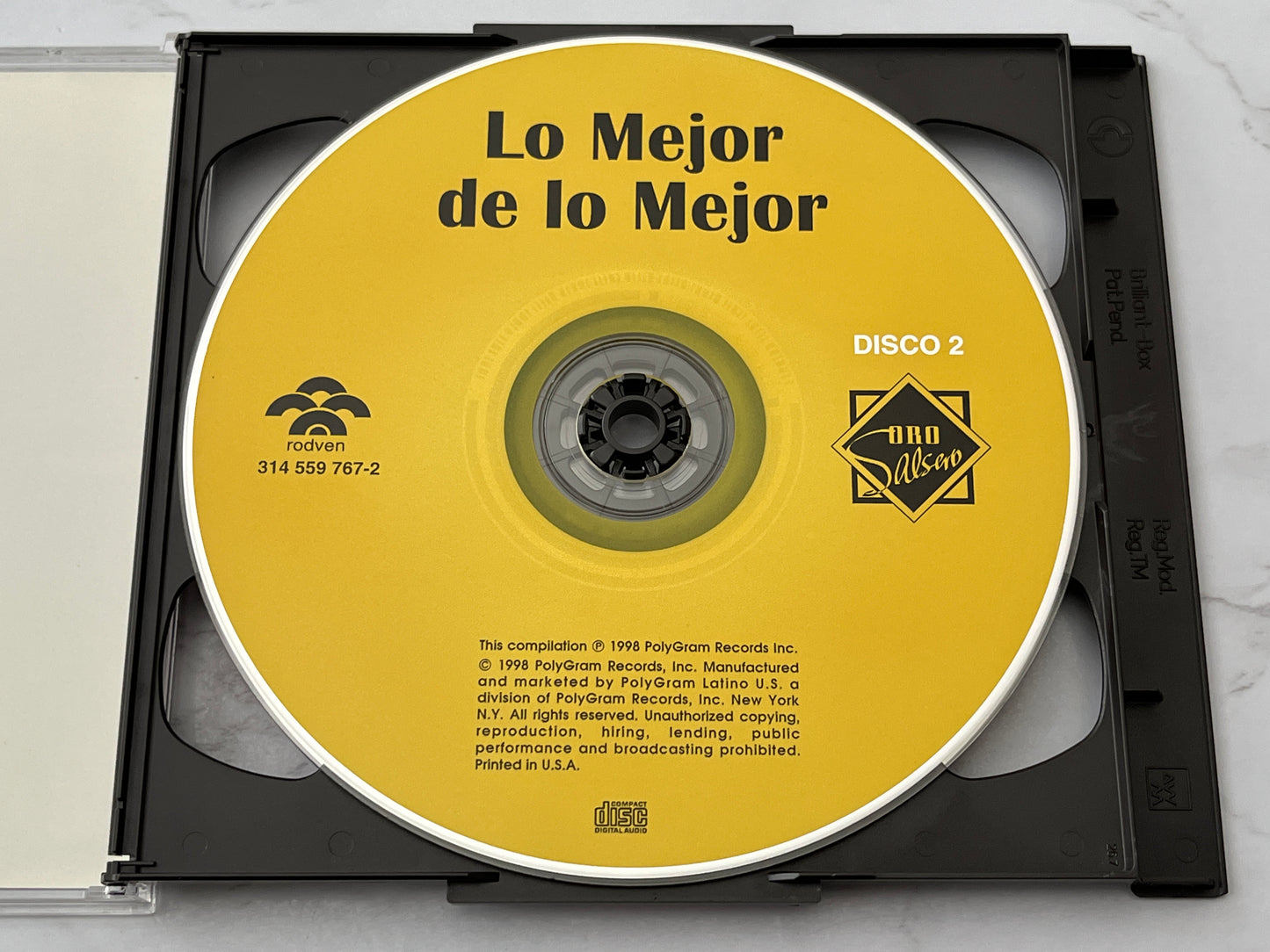 Lo Mejor de lo Mejor: Oro Salsero (2-CD Set) (1998)