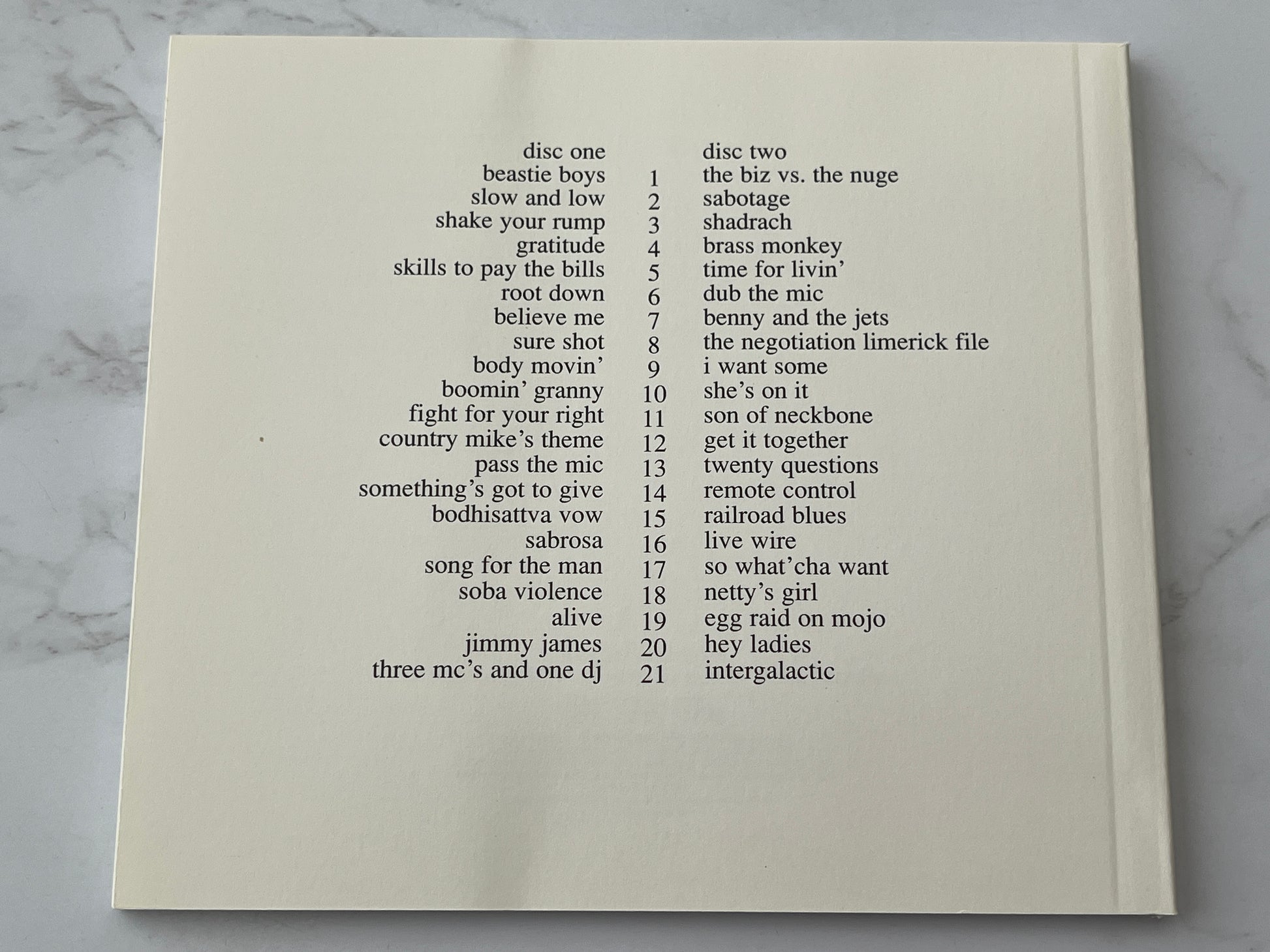Beastie Boys – Anthology: The Sounds of Science (2-CD Set) (1999)