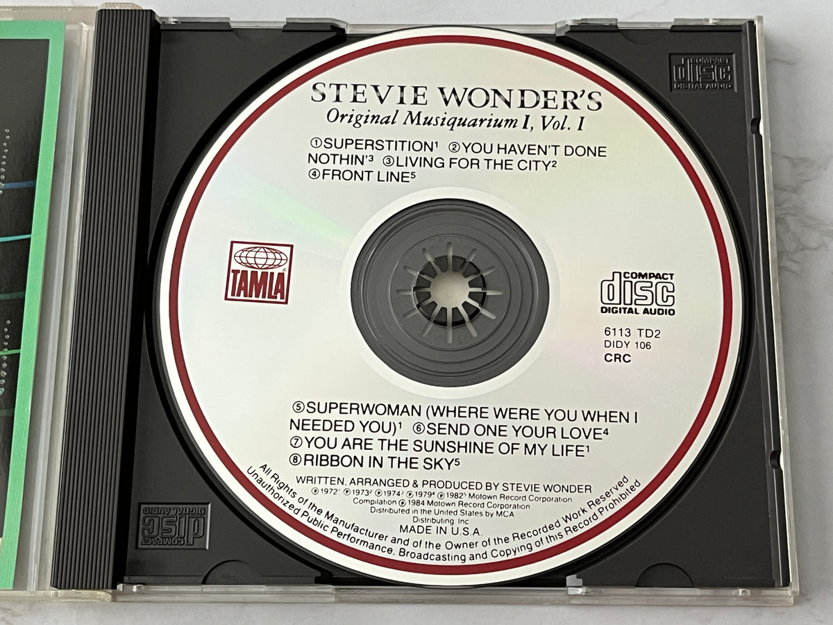 Stevie Wonder – Original Musiquarium I, Volume I (1984) [DADC PRESS]