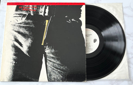 Rolling Stones Sticky Fingers LP MFSL JAPAN PRESS COMPLETE Mobile Fidelity 1-060