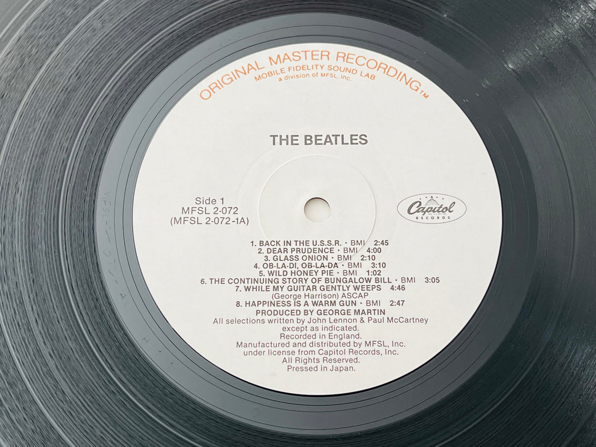 Beatles White Album 2 LP MFSL JAPAN PRESS COMPLETE! Mobile Fidelity MFSL 2-072