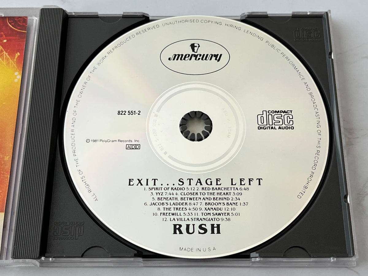 Rush – Exit... Stage Left