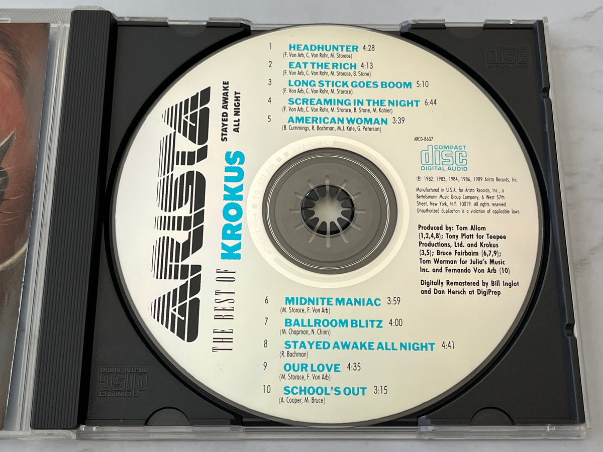 Krokus – The Best Of Krokus: Stayed Awake All Night (1989)