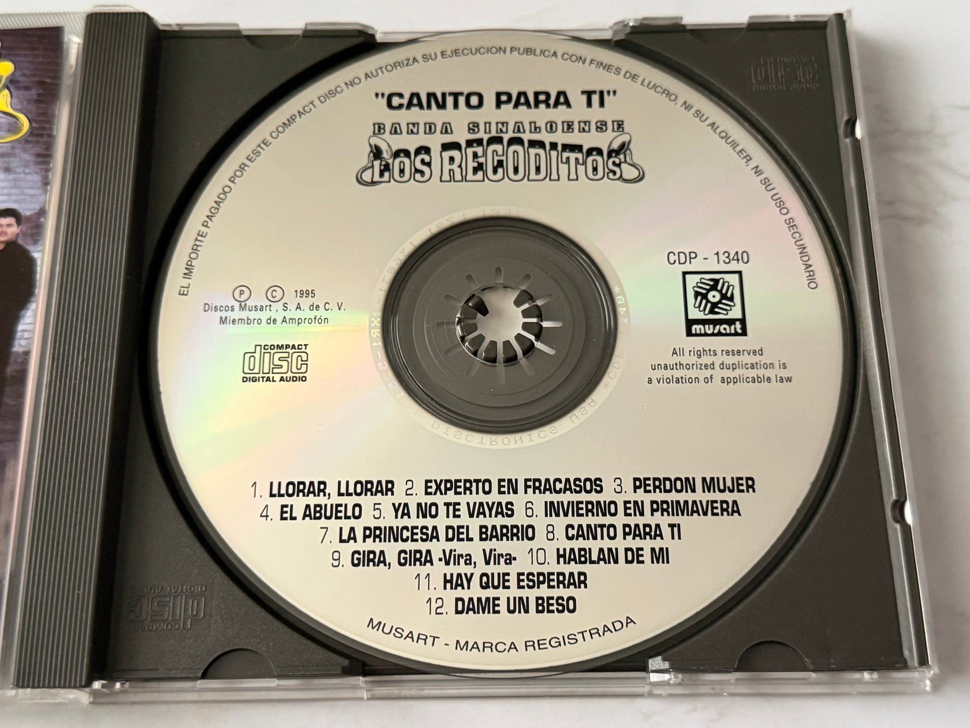 Banda Sinaloense Los Recoditos – Canto Para Ti (1995)